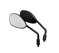 Motorcycle Rearview Mirror Shadow VT600 750 CBF190 Cafe Racer ABS Motorcycle Rear Mirror 8/10MM Mirror(Black)