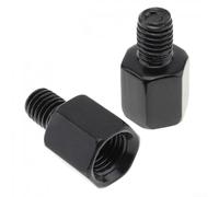 Motorcycle Rearview Mirror Thread Adapter 8mm Clockwise to 10mm Counterclockwise Screw Conversion Compatible with Various Vehicles