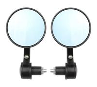 Motorcycle Rearview Mirrors 1 Pair 7/8" 22mm Motorcycle Rear View Mirrors Motorbike Round Handlebar End Side Mirror Motorbike Rearview Mirror Upgrade Accessories