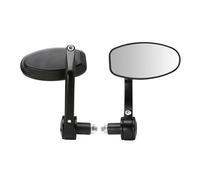Motorcycle Rearview Mirrors 18mm 7/8" Handlebar End Mirrors Oval Classic Side ATV Quad Rearview Motorcycle Accessories Rear View Mirror