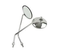 Motorcycle Rearview Mirrors A Pair Motorcycle Scooter Mirrors Universal Motorbike Rear View Mirror 8mm Thread Round Oval Convex Side