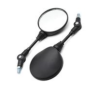 Motorcycle Rearview Mirrors Compatible With Ducati For Monster 400 620 MTS 695 696 796 S2R 800 Dark 2pcs Round 10MM Scooter Foldable Motorcycle Rearview Mirror Accessories