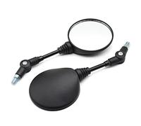 Motorcycle Rearview Mirrors Compatible With Suzuki For DR250R For DJEBEL250XC 250SB For DRZ400E For DRZ400S SM 2pcs Round 10MM Scooter Foldable Motorcycle Rearview Mirror