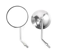 Motorcycle Rearview Mirrors Compatible With Suzuki For Vespa For XL250 10mm Chrome Motorcycle Scooter Mirrors Motorbike Rearview Mirror Upgrade Accessorie
