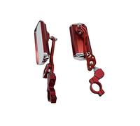 Motorcycle Rearview Mirrors Expanded Motorcycle & Bicycle Rear View Mirror Reflector Rectangle Wide Angle Horizon With Holder(3)