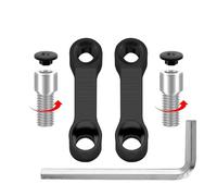 Motorcycle Rearview Mirrors Extension Riser Extend Adapter Mirror Extender Adapters Riser Rear View Base Mirrors Mirror Stem Extender(Anticlockwise)