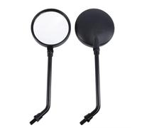 Motorcycle Rearview Mirrors For KZ1000-E1 Shaft 1979 For KZ1000-E2 Shaft 1980 1 Pair Black Motorcycle 10mm Round Rear View Mirror Motorbike Rearview Mirror Accessories