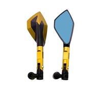 Motorcycle Rearview Mirrors For MSX125 For Monkey 125 CBR600RR Accessories(Gold)