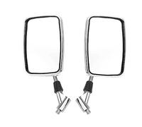 Motorcycle Rearview Mirrors For Rectangle 10mm Chrome Retrovisor De Moto Scooter E-Bike Motorcycle Rearview Mirrors(B)