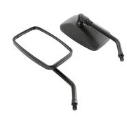 Motorcycle Rearview Mirrors Pair Universal 10mm Rectangle Motorcycle Rearview Mirrors Clear Glass Mirror For Shadow For VT750 For VT1100 For VF750