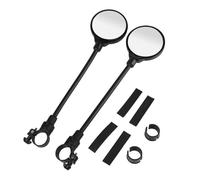 Motorcycle Rearview Mirrors Rotatable And Adjustable Wide Angle Rear View Universal Motorcycle Bike Handlebar Rearview Mirror Shockproof Convex