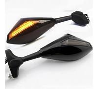 Motorcycle Rearview Mirrors Turn Signals Front Back Lights Clear Lens For Hyosung GT125R GT250R GT650R