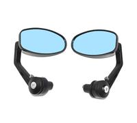 Motorcycle Rearview Mirrors Universal 7/8" Handlebar End Mirrors Oval Classic Side FOR Chopper Bobber Cafe ATV Quad Rearview