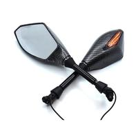Motorcycle Rearview Mirrors With Turn Signal Mirror For Suzuki Motorcycle side mirrors(Carbon fiber)