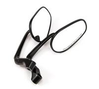 Motorcycle Rearview Motorcycle 8mm 10mm Rearview Mirror Universal Oval Mirror Multi Angle Rear View Mirror