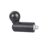 Motorcycle Rearview Phone Holder 17mm to 1/4Inch Male Thread Ballhead Adapter for Firm Connection in Riding Conditions Outdoor Adapter