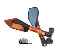 Motorcycle Rearview Side For Suzuki For B-King For GSF1250 For GSF600 For Gladius For SFV650 8mm 10mm CNC Aluminum Motorcycle Mirror Rear View Side Mirrors Motorcycle Mirror(Orange)