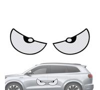 Motorcycle Reflective Sticker, Reflective Warning Sticker | Funny Cat Eye Car Sticker | Multipurpose Safety Decal Reflective Car Decal for Trucks, Trailers, Backpacks