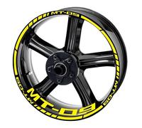 Motorcycle Reflective Wheel Rim Stripe Decal Sticker Front Rear Decal for Yamaha for Mt 09 Sp 2020 2021 Protection Decals(Style 15)