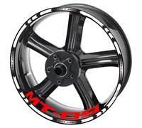 Motorcycle Reflective Wheel Rim Stripe Decal Sticker Front Rear Decal for Yamaha for Mt 09 Sp 2020 2021 Protection Decals(Style 13)