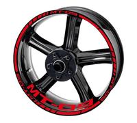 Motorcycle Reflective Wheel Rim Stripe Decal Sticker Front Rear Decal for Yamaha for Mt 09 Sp 2020 2021 Protection Decals(Style 11)