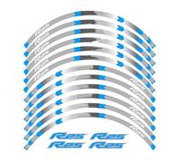Motorcycle Reflective Wheel Rim Stripe Decal Sticker Front Rear Decal for Yamaha for YZF-R25 Protection Decals(Style 7)