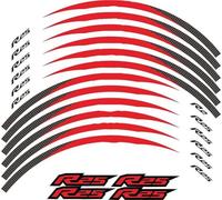 Motorcycle Reflective Wheel Rim Stripe Decal Sticker Front Rear Decal for Yamaha for YZF-R25 Protection Decals(Style 15)