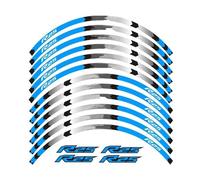 Motorcycle Reflective Wheel Rim Stripe Decal Sticker Front Rear Decal for Yamaha for YZF-R25 Protection Decals(Style 3)