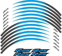 Motorcycle Reflective Wheel Rim Stripe Decal Sticker Front Rear Decal for Yamaha for YZF-R25 Protection Decals(Style 1 7)
