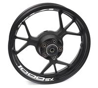 Motorcycle Reflective Wheel Rim Stripe Decal Sticker Front Rear Full Set for Kawasaki Z1000sx Z1000SX Rim Decal(Color16)