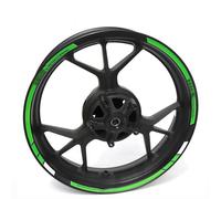 Motorcycle Reflective Wheel Rim Stripe Decal Sticker Front Rear Full Set for Kawasaki Z1000sx Z1000SX Rim Decal(Color2)