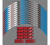 Motorcycle Reflective Wheel Rim Stripe Sticker Front Rear Full Set Decal for Yamaha for Tracer 9 GT 900 9GT 2021-2023 Wheel hub Sticker(Color3)