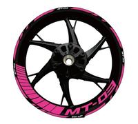 Motorcycle Reflective Wheel Rim Stripe Sticker Front Rear Full Set Decal for Yamaha MT-03 MT 03 Mt03 2020-2022 Rim Decal(Color6)