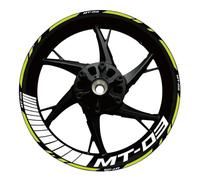 Motorcycle Reflective Wheel Rim Stripe Sticker Front Rear Full Set for Yamaha for MT-03 2020 2021 2022 Protection Decals(Color21)