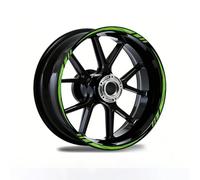 Motorcycle Reflective Wheel Rim Tape Strips for Honda CB500X Travel Edition (2021),Waterproof Inner Rim Decals Night Riding Visibility Pre-Curved Stickers,1 Set,Green