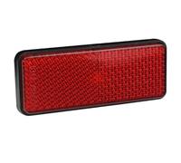 Motorcycle Reflectors - Screw Mount Reflective Warning Reflector | Motorcycle Tail Reflector, Rear Brake Warning Red Film, Red Rectangle Night Visibility Safety Reflectors For Riding At Night