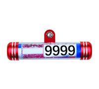 Motorcycle Registration Tube - 13x4.3x2.7cm Trailer Holder Waterproof, Secure Tax Disc Cylindrical Frame For Motorbike Document Storage, Universal License Permit Case Cylinders Bolt On Vessel