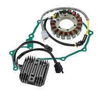 Motorcycle Regulator Rectifier+Ignition Stator Coil+Cover Gasket Compatible With Shadow 400 600 VLX NV400 NV600 VRX400 VT600C /CD/CD2