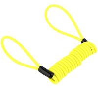 Motorcycle Reminder Spring Cable, 1.2m Motorcycle Disc Lock Cable Lock Security Spring Reminder Cable for Scooter Motorcycle Bike, Antitheft on Handlebar Clever