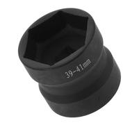 Motorcycle Repair Socket 39-41mm Steel Double End for Narrow Space | Black Finish, Stable Performance, Bolt and Nut Disassembly Tightening, Automotive Tools for Scooter Pulley Clutch Work