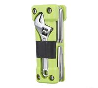 Motorcycle Repair Tool Set with Hex Wrench, Cross Screwdriver, Socket Rod and Wrench for On the Road Repairs (green)