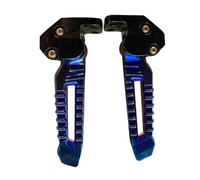 Motorcycle Replacement Foot Pegs Footrest Pedal for 150cc 125cc Pedal Footrests Motorbike Accessories(All blue)