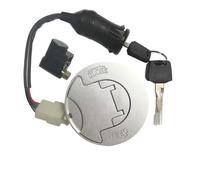 Motorcycle Replacement Lock Ignition Switch Lock Key Fuel Gas Cap Fit For Bashan 200CC For ATV Quad BS 200-6-7 BS200-6-7