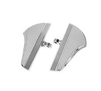 motorcycle rest pegs 1 Pair Of Motorcycle Rear Defiance Footrests Male Footrests For Touring Electra Glide Dyna Road Foot Pedal, Non-slip(Chrome)