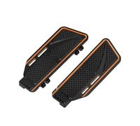 motorcycle rest pegs Footboards Footrest Foot Peg For Road King FLHR FLHRXS Street Glide Road Glide Foot Pedal, Non-slip Foot Pedal(Orange)