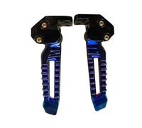 motorcycle rest pegs Footpegs For 150cc 125cc Motorcycles Replacement Footpegs Footpegs Motorcycle Accessories Motorcycle Road Foot Pedal, Non-slip(All blue)