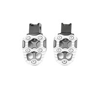 motorcycle rest pegs Motorcycle Foot Pedal Rear Anti-slip Pedal Foot Pedal Motorcycle Accessories Road Foot Pedal, Non-slip Foot Pedal For Motorcycles(Silvery)