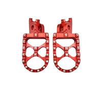 motorcycle rest pegs Motorcycle Foot Pedals For CR125R CR250R CRF150R CRF250R CRF250X CRF450R CRF450X CRF450L Motorcycle Pedal, Rest Pedal(Red)
