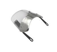 Motorcycle Retro 5"-7" Headlight Windshield Windscreen Wind Deflector Mounting Bracket Windshield Wind Deflector(White)