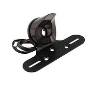 Motorcycle Retro Heart-Shaped LED Tail Light with License Plate Frame Function Motorcycle Modification Accessories Accessories